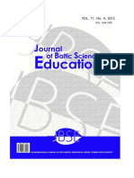 Journal of Baltic Science Education, Vol. 11, No. 4, 2012