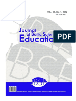 Journal of Baltic Science Education, Vol. 11, No. 1, 2012