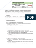 PR-09 - POE -11 PROCEDIMIENTO DE INSTALACIONES SANITARIAS