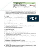 PR-09 - POE -31 PROCEDIMIENTO DE INSTALACION DE ALIMENTADORES A CONTAINERS
