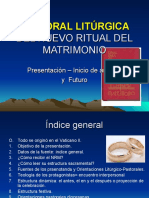 PASTORAL LITÚRGICA DEL NUEVO RITUAL DEL MATRIMONIO