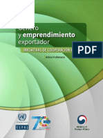 Género y Exportador: Emprendimiento