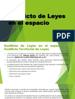 Conflicto de Leyes en El Espacio