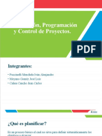 Planificación, Programación y Control de Proyectos