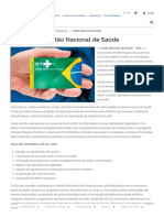 Cartão Nacional de Saúde — Português (Brasil)