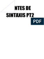 APUNTES DE SINTAXIS PT2