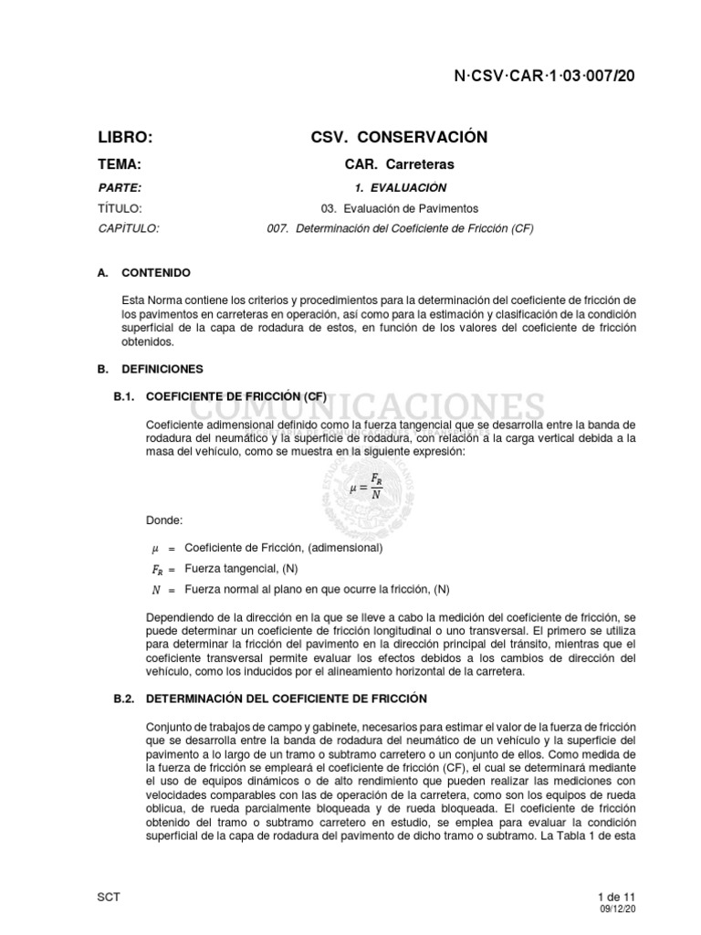 Evaluación del Coeficiente de Fricción | PDF | Calibración | Medición