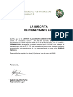 Cert. Laboral