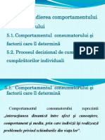 TEMA 5. Studierea Comportamentului Consumatorului