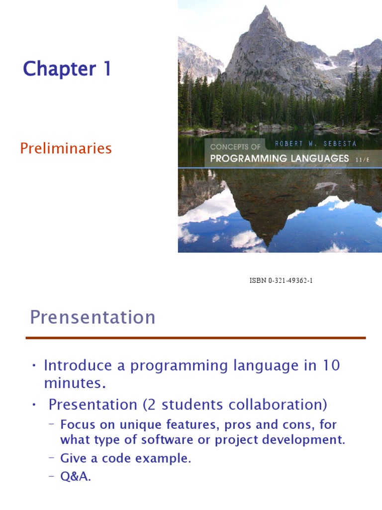 Programming Language Presentation | PDF | Compiler | Computer Programming
