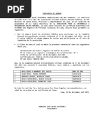 Modelo de Constancia de Quórum | PDF | Quórum | Información del gobierno