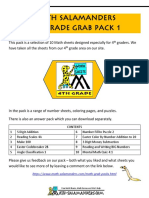 4th Grade Math Grab Pack 1