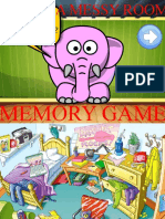 A Messy Room 1 A Memory Game Prepositions Fun Activities Games Picture Description