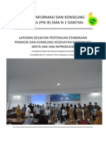 PIK-R SMA N 1 SIANTAN LAPORAN KEGIATAN PERTEMUAN PEMBINAAN