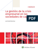 Adell Martínez, Jordi - La Gestión de La Crisis en Las Sociedades de Capital-Bosch (2018)