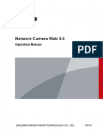Dahua Network Camera Web 3.0 Operation Manual - V2.0.2