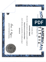 Certificado de Capacitacion Mack Trucks.