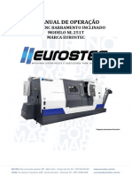 Manual de operação torno CNC Eurotec NL 251T