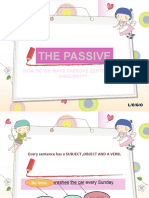 THE Passive: How Do We Make Passove Sentences in English???