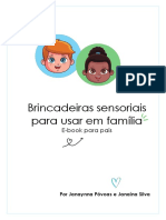 Ebook para PAIS - INTEGRAÇÃO SENSORIAL E BRINCADEIRAS SENSORIAIS PARA A FAMÍLIA