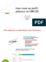 Cómo Crear Un Perfil Académico en ORCID