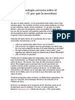 Una Teología Correcta Sobre El Miedo