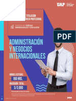 Brochure UAP AdministraciónNegociosInternacionales