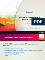 Disclosure: Presentation of Financial Statements: Associate Professor Parmod Chand