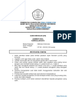 1 - Soal Ujian Sekolah Mapel Bahasa Indonesia Jenjang SD Tahun 2021