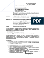 Carta #043 Pago de Incentivo Economico Diciembre