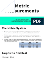 Metric Measurements