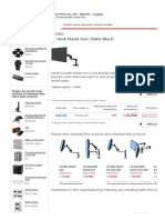 LX Desk Mount Arm (M