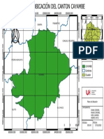 Cayambe Mapa de Ubicacion