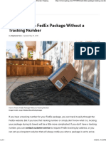 How To Track A Fedex Package Without A Tracking Number: by Updated May 31, 2019