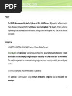 Summary of PD 1096: NBCP Regulations | PDF | Wall | Building Code