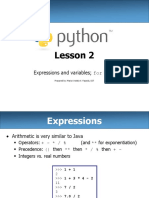 02 Expressions Variables Forloops