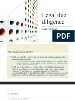 Legal Due Diligence 2020