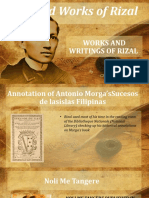 Works and Writings of Rizal