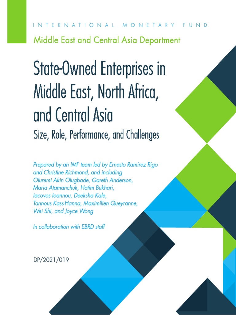 State Owned Enterprises In Middle East North Africa And Central Asia
