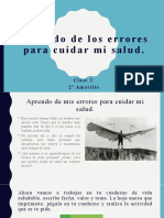 Aprendo de Los Errores para Cuidar Mi Salud