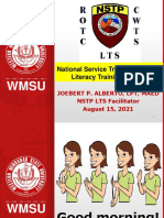 NSTP LTS National Service Training Program Literacy Training Service