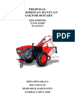 Bantuan Traktor Rotary Meningkatkan Efisiensi Petani