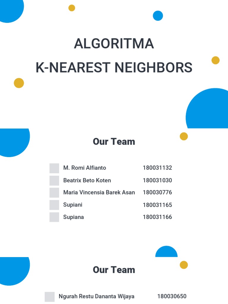 Algoritma KNN | PDF