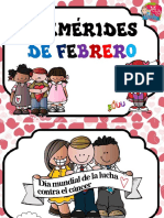 Febrero Efemérides Cesar Benavides