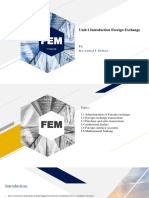 Unit:1 Introduction Foreign Exchange: By, Ms - Komals Dalnar