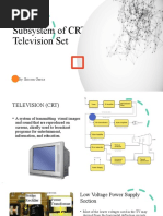 CRT TV Subsections