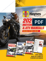 Haynes Motorcycle and Atv Manuals 2020 Catalog