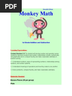 Monkey Math: 1st Grade Addition and Subtraction