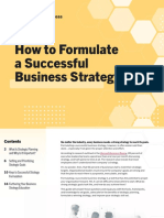 How to Formulate Successful Business Strategy