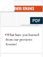 Business Finance - Funda